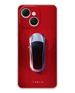 Чехол для TECNO Spark 40C с картинкой «Tesla Top View» Чехол для TECNO Spark 40C с картинкой «Tesla Top View»