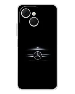 Чехол для TECNO Spark 40C с картинкой «Mercedes — абстрактные линии» Чехол для TECNO Spark 40C с картинкой «Mercedes — абстрактные линии»