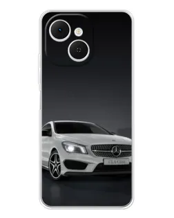 Чехол для TECNO Spark 40C с картинкой «Mercedes AMG GT Silver» Чехол для TECNO Spark 40C с картинкой «Mercedes AMG GT Silver»