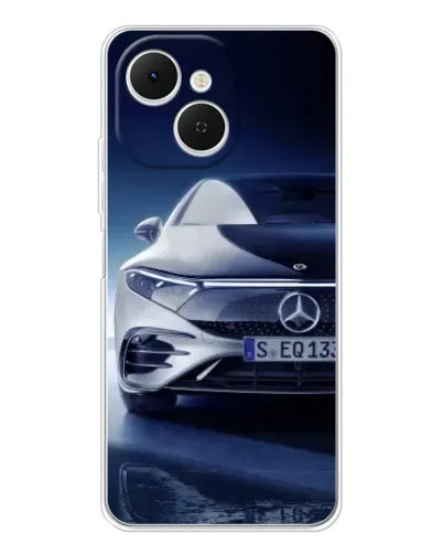 Чехол для TECNO Spark 40C с картинкой «Mercedes EQ — будущее»