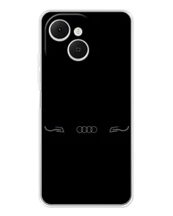 Чехол для TECNO Spark 40C с картинкой «Audi — световой подпись» Чехол для TECNO Spark 40C с картинкой «Audi — световой подпись»