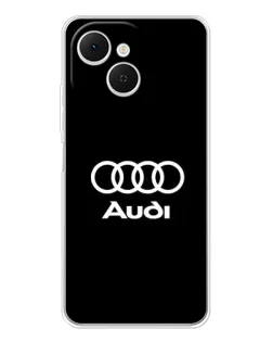 Чехол для TECNO Spark 40C с картинкой «Классическое лого Audi» Чехол для TECNO Spark 40C с картинкой «Классическое лого Audi»