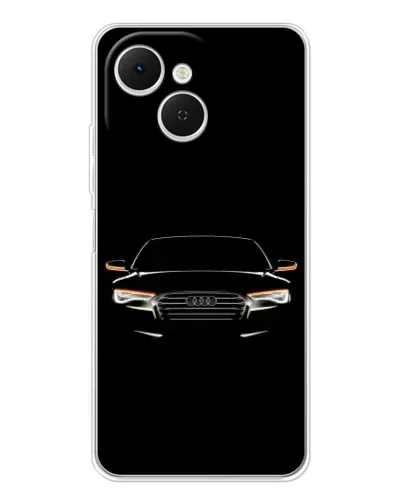 Чехол для TECNO Spark 40C с картинкой «Audi — ночной контур»