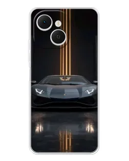 Чехол для TECNO Spark 40C с картинкой «Lamborghini золотые линии» Чехол для TECNO Spark 40C с картинкой «Lamborghini золотые линии»