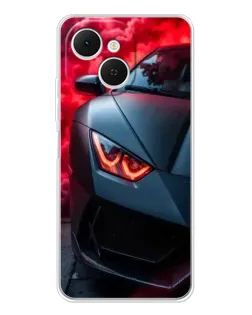 Чехол для TECNO Spark 40C с картинкой «Lamborghini красное сияние» Чехол для TECNO Spark 40C с картинкой «Lamborghini красное сияние»