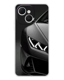 Чехол для TECNO Spark 40C с картинкой «Lamborghini фары детализация»