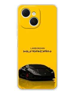 Чехол для TECNO Spark 40C с картинкой «Lamborghini Huracan черный»