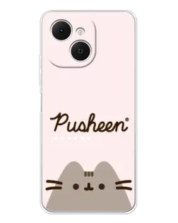Чохол для TECNO Spark 40C з картинкою «Pusheen логотип»