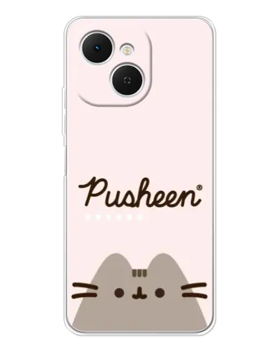 Чохол для TECNO Spark 40C з картинкою «Pusheen логотип»