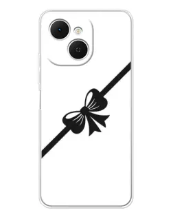 Чехол для TECNO Spark 40C с картинкой «Диагональный бант» Чехол для TECNO Spark 40C с картинкой «Диагональный бант»