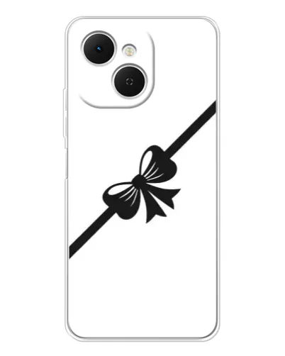 Чехол для TECNO Spark 40C с картинкой «Диагональный бант» Чехол для TECNO Spark 40C с картинкой «Диагональный бант»