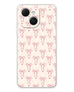 Чехол для TECNO Spark 40C с картинкой «Розовые бантики Coquette» Чехол для TECNO Spark 40C с картинкой «Розовые бантики Coquette»