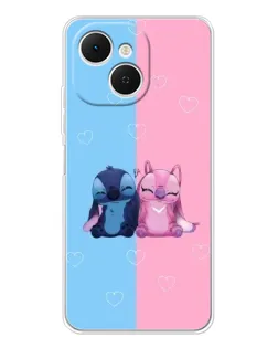 Чохол для TECNO Spark 40C з картинкою «Stitch та Angel Love»