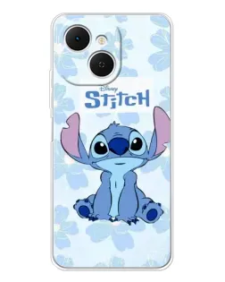 Чохол для TECNO Spark 40C з картинкою «Stitch серед квітів»