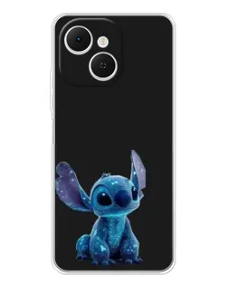 Чохол для TECNO Spark 40C з картинкою «Стіч на чорному»