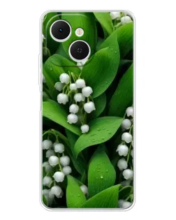 Чехол для TECNO Spark 40C с картинкой «Ландыши в зелени» Чехол для TECNO Spark 40C с картинкой «Ландыши в зелени»