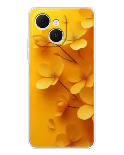 Чехол для TECNO Spark 40C с картинкой «Золотые лепестки» Чехол для TECNO Spark 40C с картинкой «Золотые лепестки»