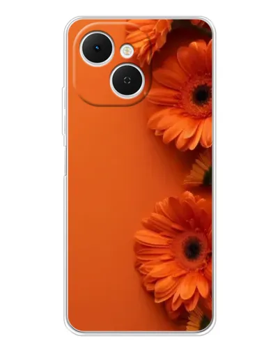 Чехол для TECNO Spark 40C с картинкой «Оранжевые герберы» Чехол для TECNO Spark 40C с картинкой «Оранжевые герберы»