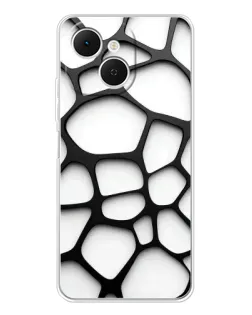 Чохол для TECNO Spark 40C з картинкою «Біла об'ємна сітка» Чохол для TECNO Spark 40C з картинкою «Біла об'ємна сітка»