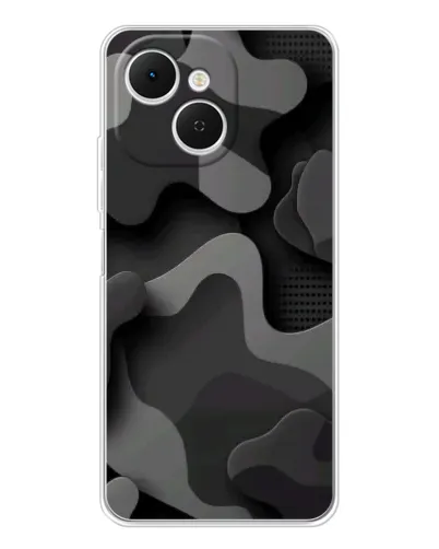 Чохол для TECNO Spark 40C з картинкою «Темний абстрактний камуфляж» Чохол для TECNO Spark 40C з картинкою «Темний абстрактний камуфляж»