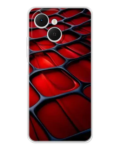 Чохол для TECNO Spark 40C з картинкою «Червона глянцева сітка» Чохол для TECNO Spark 40C з картинкою «Червона глянцева сітка»
