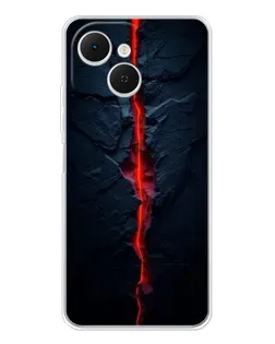 Чохол для TECNO Spark 40C з картинкою «Червона лавова тріщина» Чохол для TECNO Spark 40C з картинкою «Червона лавова тріщина»