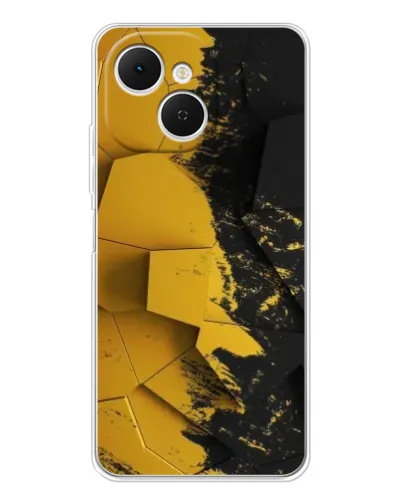 Чохол для TECNO Spark 40C з картинкою «Золоті уламки геометрії» Чохол для TECNO Spark 40C з картинкою «Золоті уламки геометрії»