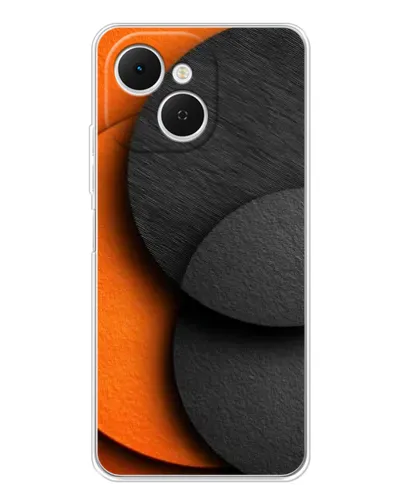 Чохол для TECNO Spark 40C з картинкою «Геометрія помаранчевих кіл» Чохол для TECNO Spark 40C з картинкою «Геометрія помаранчевих кіл»