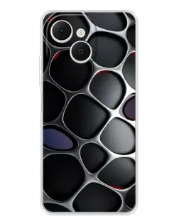 Чохол для TECNO Spark 40C з картинкою «Об'ємна темна решітка» Чохол для TECNO Spark 40C з картинкою «Об'ємна темна решітка»
