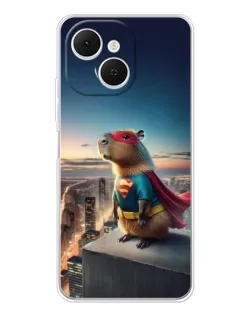 Чехол для TECNO Spark 40C с картинкой «Капи-мен супергерой» Чехол для TECNO Spark 40C с картинкой «Капи-мен супергерой»