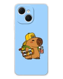 Чехол для TECNO Spark 40C с картинкой «Капибара на скейте» Чехол для TECNO Spark 40C с картинкой «Капибара на скейте»