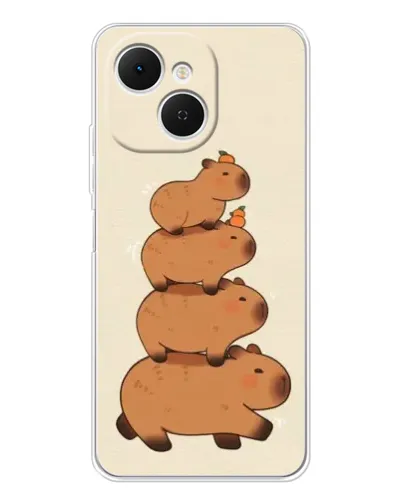 Чехол для TECNO Spark 40C с картинкой «Башня из капибар» Чехол для TECNO Spark 40C с картинкой «Башня из капибар»
