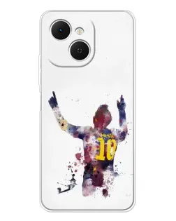 Чехол для TECNO Spark 40C с картинкой «Акварельный Месси Барселона» Чехол для TECNO Spark 40C с картинкой «Акварельный Месси Барселона»