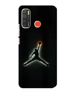 Чехол для TECNO Spark 5 Pro с картинкой «Jordan Gradient Logo»