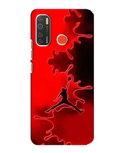 Чехол для TECNO Spark 5 Pro с картинкой «Jordan Red Smoke» Чехол для TECNO Spark 5 Pro с картинкой «Jordan Red Smoke»