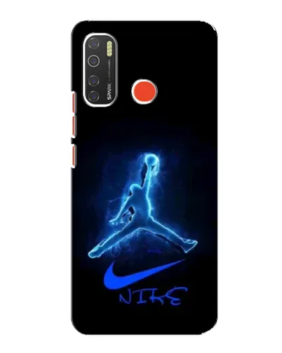 Чехол для TECNO Spark 5 Pro с картинкой «Jordan Neon Blue» Чехол для TECNO Spark 5 Pro с картинкой «Jordan Neon Blue»
