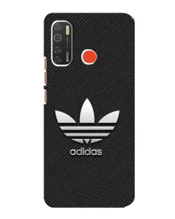 Чехол для TECNO Spark 5 Pro с картинкой «Adidas Карбоновая текстура»