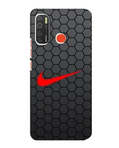 Чехол для TECNO Spark 5 Pro с картинкой «Nike — карбоновая сетка»