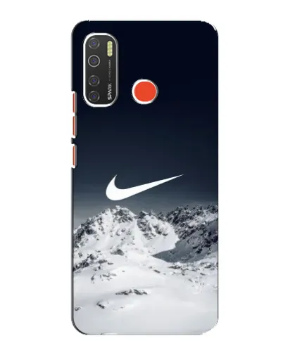 Чехол для TECNO Spark 5 Pro с картинкой «Nike — зимние горы»