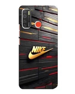 Чехол для TECNO Spark 5 Pro с картинкой «Золотой Nike на металле» Чехол для TECNO Spark 5 Pro с картинкой «Золотой Nike на металле»