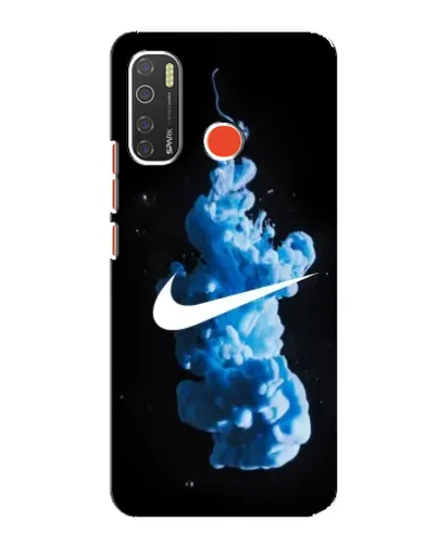 Чехол для TECNO Spark 5 Pro с картинкой «Nike и синий дым»
