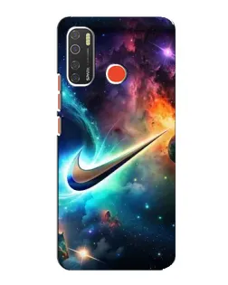 Чехол для TECNO Spark 5 Pro с картинкой «Космический Nike Swoosh» Чехол для TECNO Spark 5 Pro с картинкой «Космический Nike Swoosh»