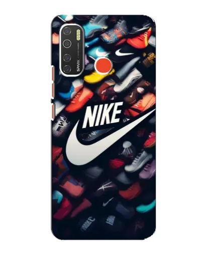 Чехол для TECNO Spark 5 Pro с картинкой «Коллекция кроссовок Nike»