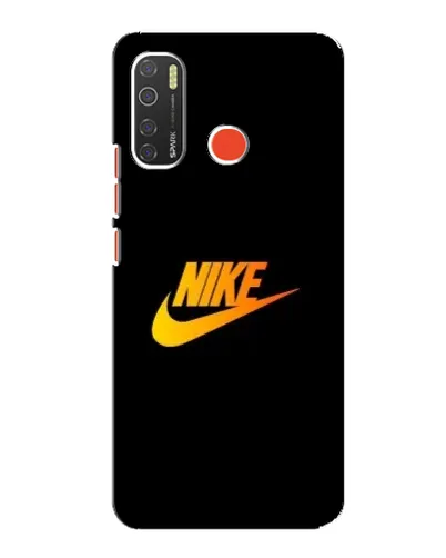 Чехол для TECNO Spark 5 Pro с картинкой «Золотой логотип Nike»