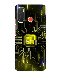 Чехол для TECNO Spark 5 Pro с картинкой «Nike — золотая искра» Чехол для TECNO Spark 5 Pro с картинкой «Nike — золотая искра»