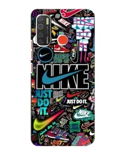 Чехол для TECNO Spark 5 Pro с картинкой «Яркий коллаж Nike» Чехол для TECNO Spark 5 Pro с картинкой «Яркий коллаж Nike»