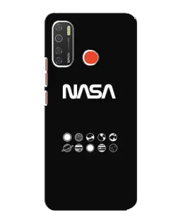 Чехол для TECNO Spark 5 Pro с картинкой «NASA — технический принт» Чехол для TECNO Spark 5 Pro с картинкой «NASA — технический принт»