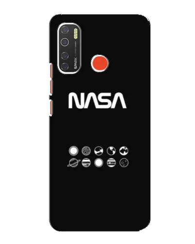 Чехол для TECNO Spark 5 Pro с картинкой «NASA — технический принт»