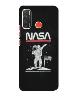 Чехол для TECNO Spark 5 Pro с картинкой «NASA — шагаем по Луне» Чехол для TECNO Spark 5 Pro с картинкой «NASA — шагаем по Луне»