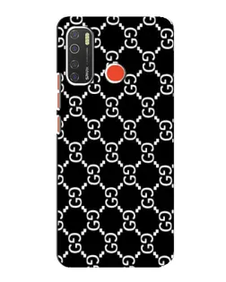 Чехол для TECNO Spark 5 Pro с картинкой «Gucci — сетчатый паттерн»